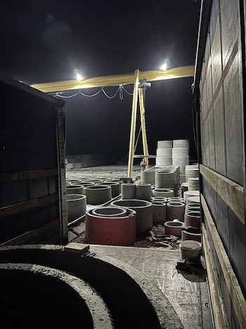 Бетонные кольца